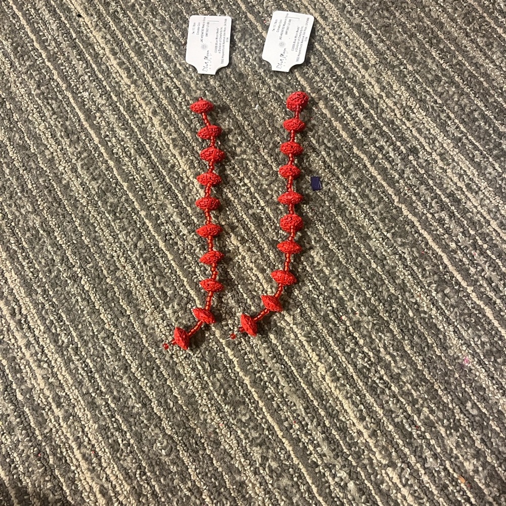 Vibrant Red Beaded Craft String - Picture 6 of 6